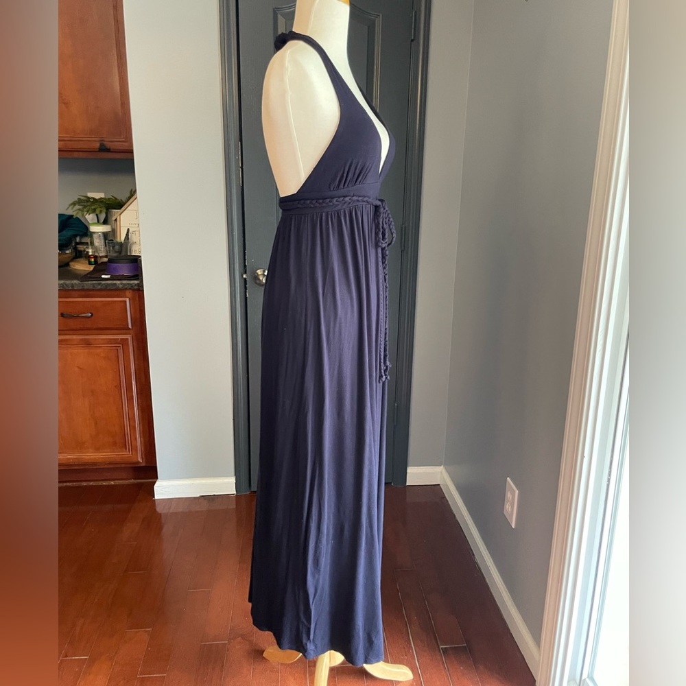 J. Crew Navy Summer Maxi Dress - Picture 2 of 8